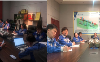 努力工作，健康生活，艾灸培訓中